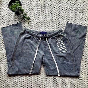 2000s grey embroidered straight leg sweatpants / Aeropostale / Size medium